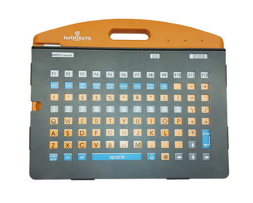 Helpikeys - Metal Keyguard Qwerty Layout