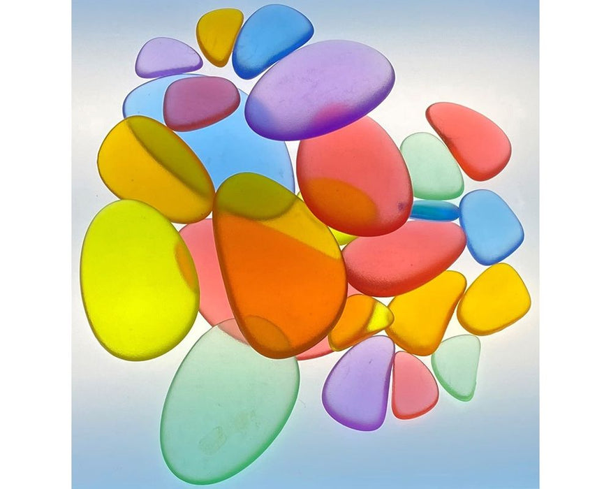 Coloured Acrylic Pebbles