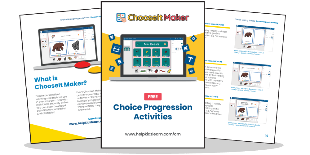 ChooseIt Maker Choice Making Progression Guidebook (6.3 MB)