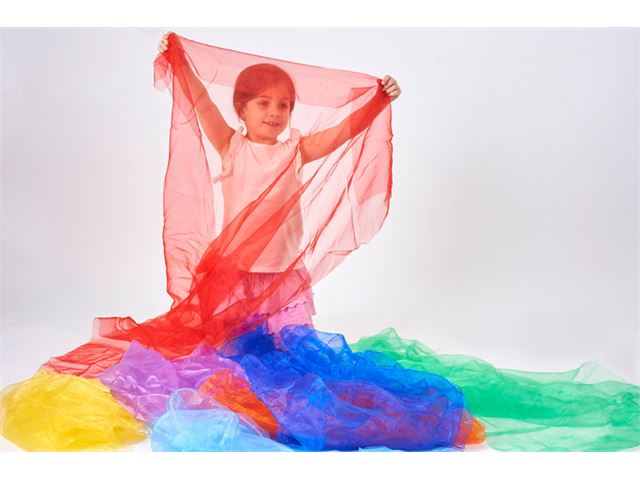 Rainbow Sensory Fabric Packs