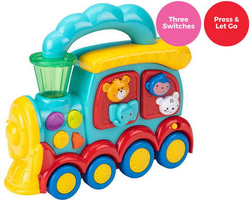 Switch Adapted Toy - Big Steps Animal Train