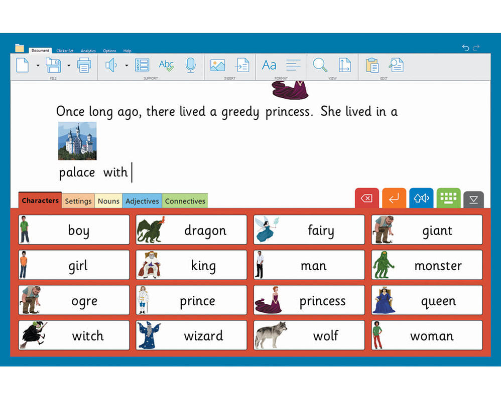 Clicker Writing Support Software for SEND Pupils | Inclusive Technology