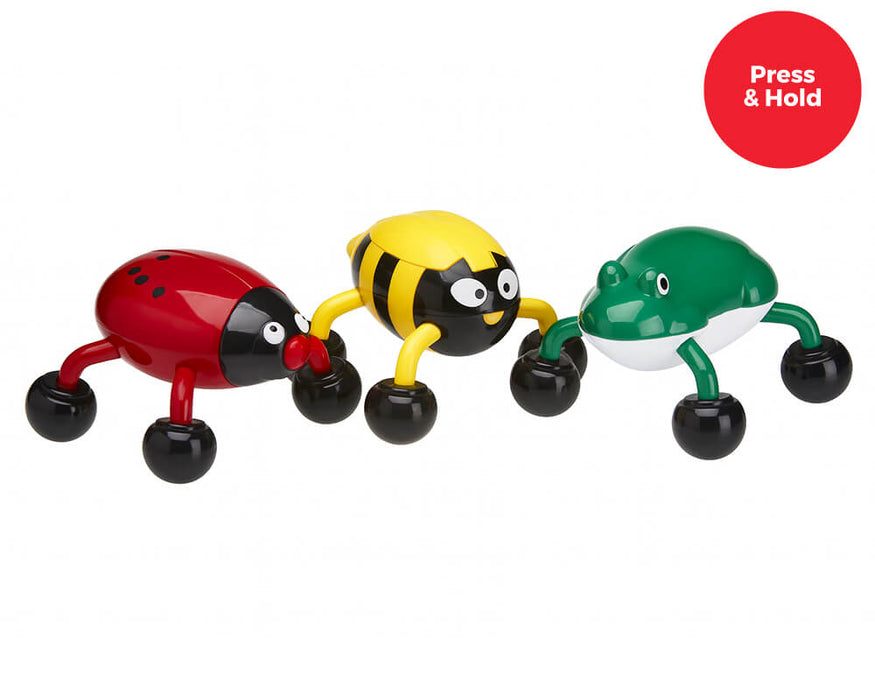Switch Adapted - Vibrating Bee, Frog & Ladybird Massagers