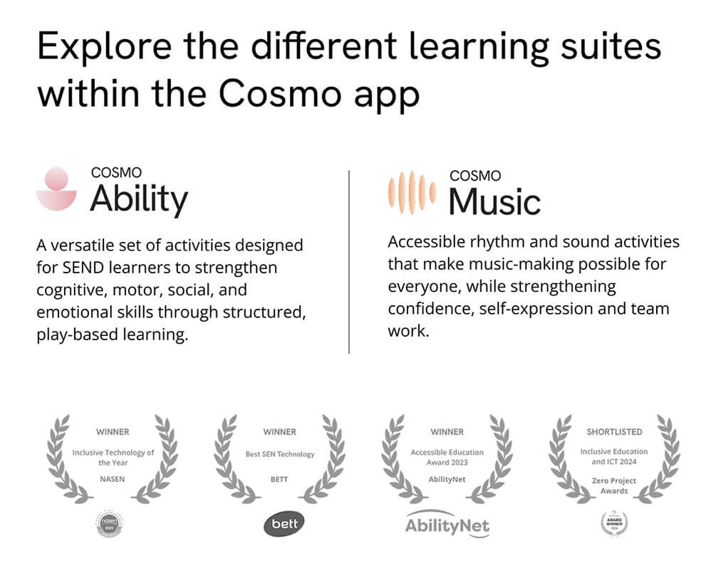 Cosmo Learning System for SEND Learners | Inclusive Technology