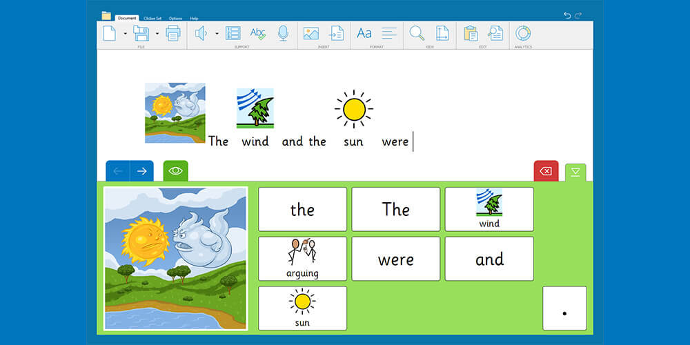 Writing Support Built In