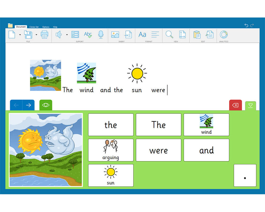 Clicker Writing Support Software for SEND Pupils | Inclusive Technology