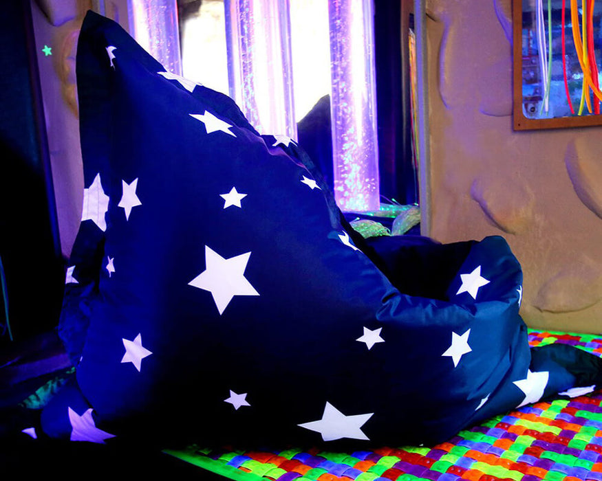 UV Star Print Floor Cushion