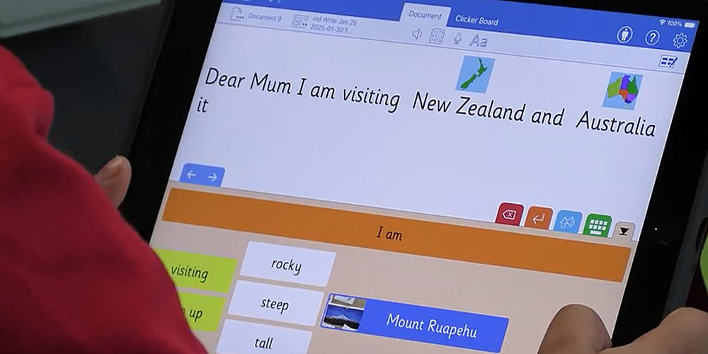 Writing Support Tools Computer Clicker Writing Support Software for SEND Pupils | Inclusive Technology