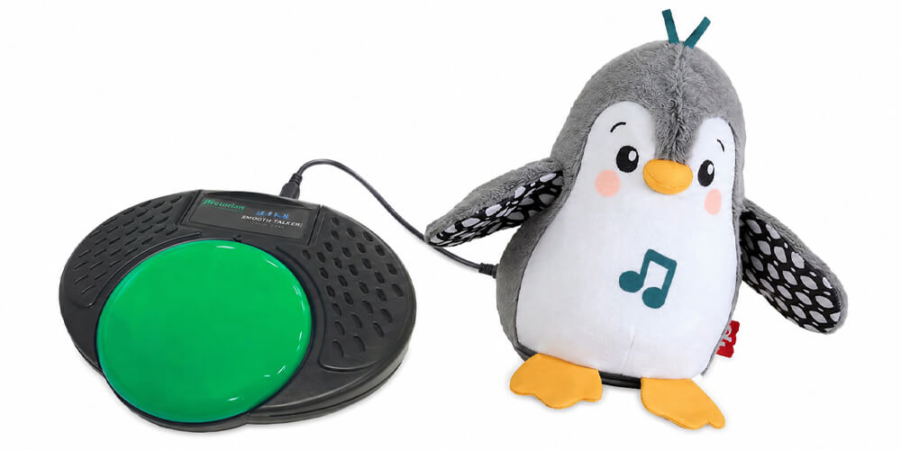 Why connect a communication aid to a switch-adapted toy?