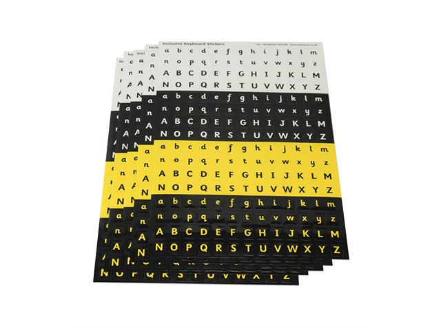 Alphabet Keyboard Stickers - Inclusive Technology