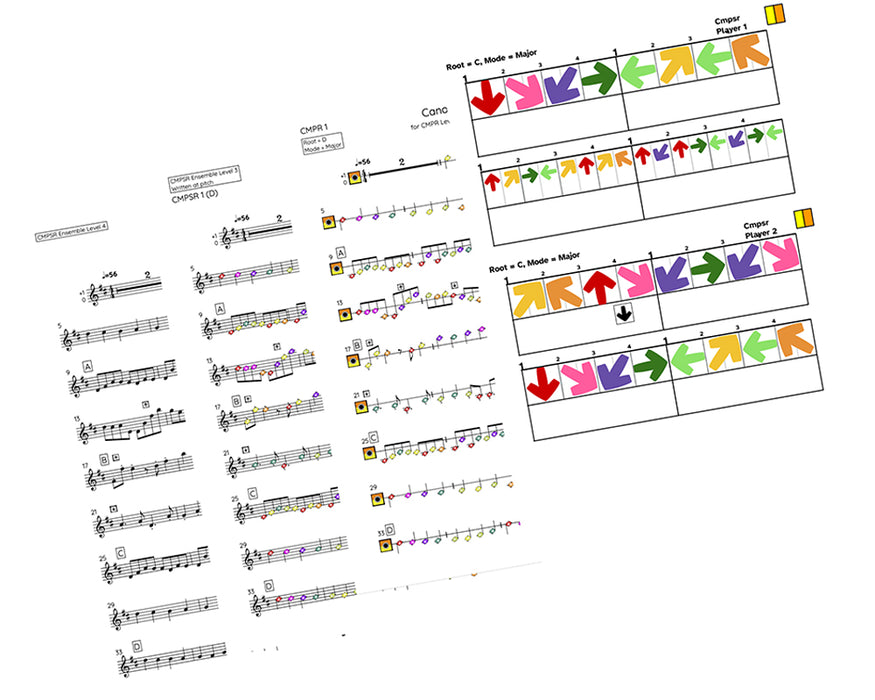 Agoti Arrows Notes CMPSR Complete Music Maker - Inclusive Technology