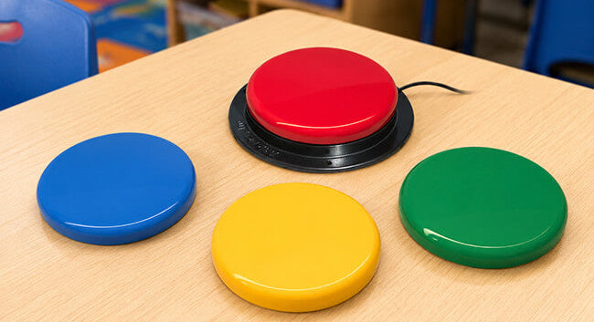 Big Red Switch with Interchangeable Tops