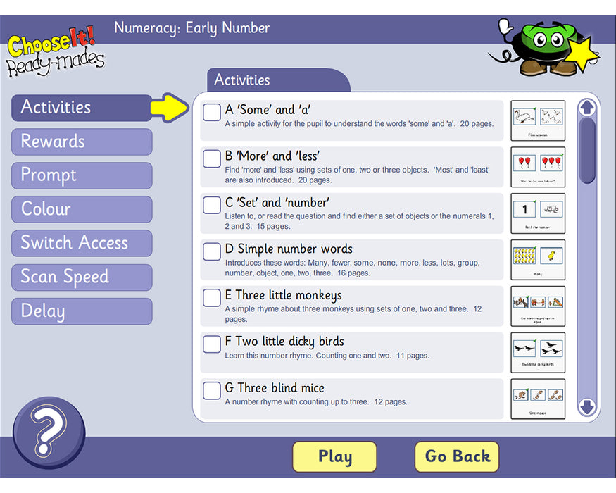 ChooseIt! Ready-mades Numeracy – All 8 Titles (Activation Code ...