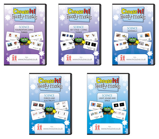 ChooseIt! Ready-mades Science – All 5 Titles Boxshot
