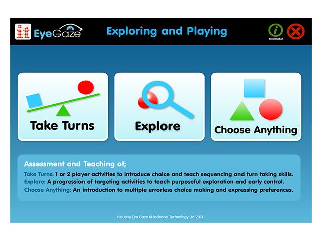 Inclusive EyeGaze: Exploring and Playing - Inclusive Technology