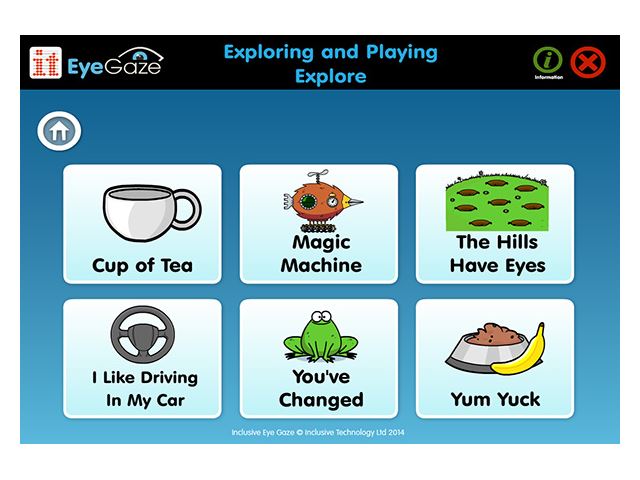 Inclusive EyeGaze: Exploring and Playing - Inclusive Technology