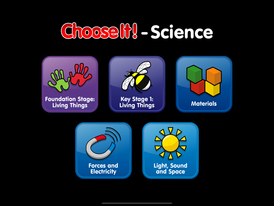 ChooseIt Science - iPad App