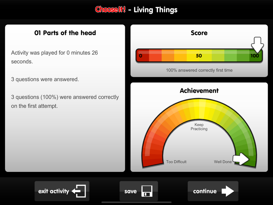 ChooseIt Science - iPad App