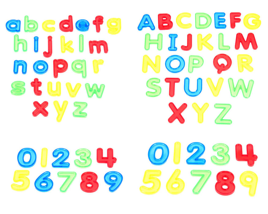 Translucent Letters & Numbers