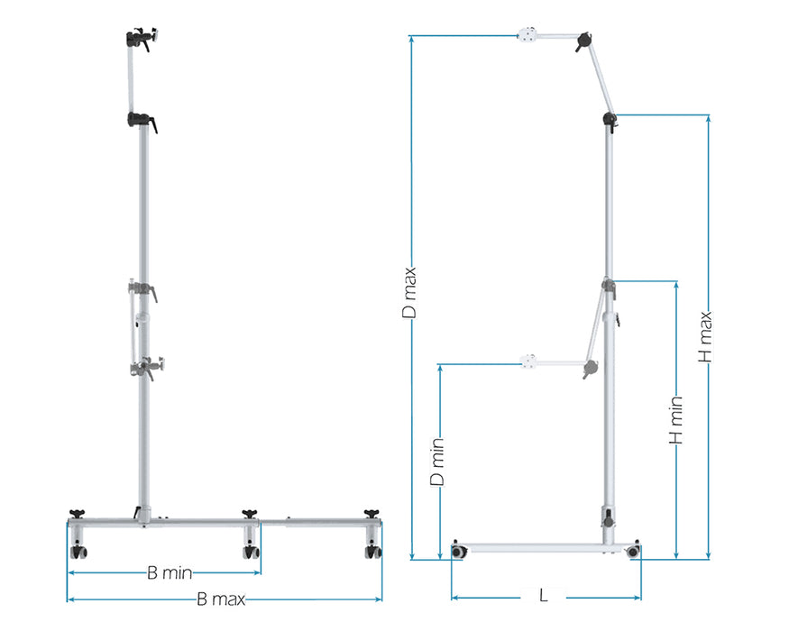 REHAdapt Floor Stand FS VarioLock QP