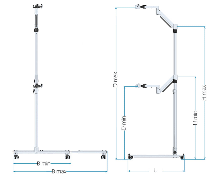 REHAdapt Floor Stand VarioFloat QP