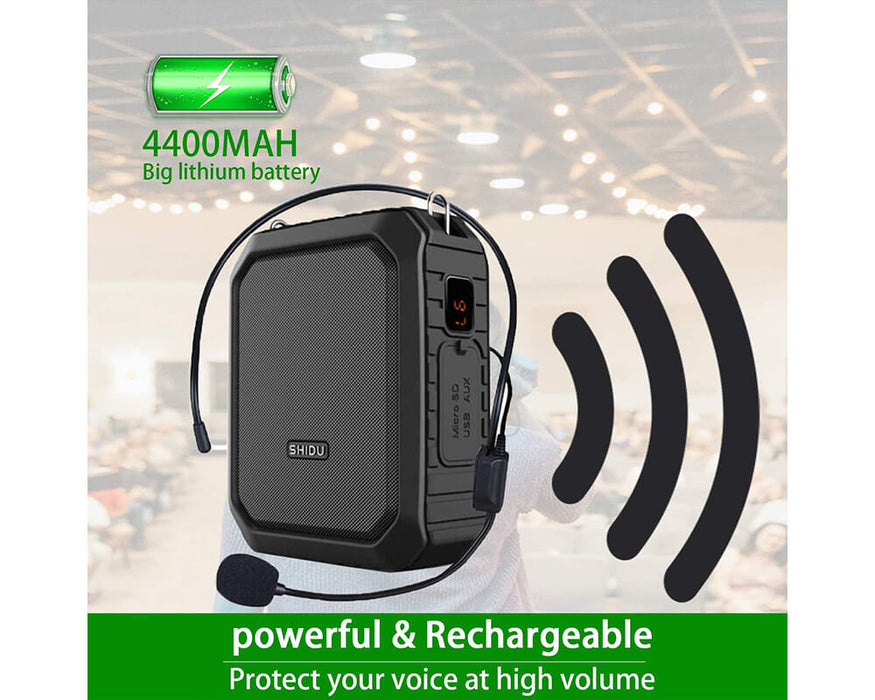 SHIDU Waterproof Voice Amplifier