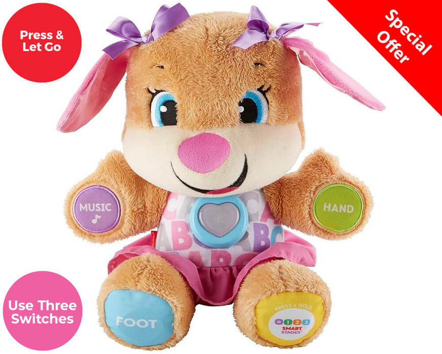 Switch Adapted Toy - Smart Stages Puppy Pink