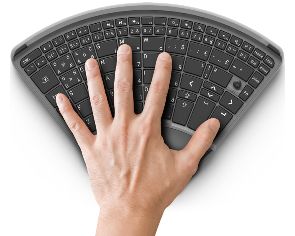 One Hand Coding Keyboard TiPY One-Handed Keyboard - Inclusive Technology