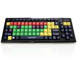 Jumbo XL Keyboard - Coloured Lowercase Bluetooth/RF