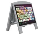 Communication Boards - A-Frame - Front - Dark Background