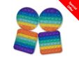 Rainbow Push Poppers